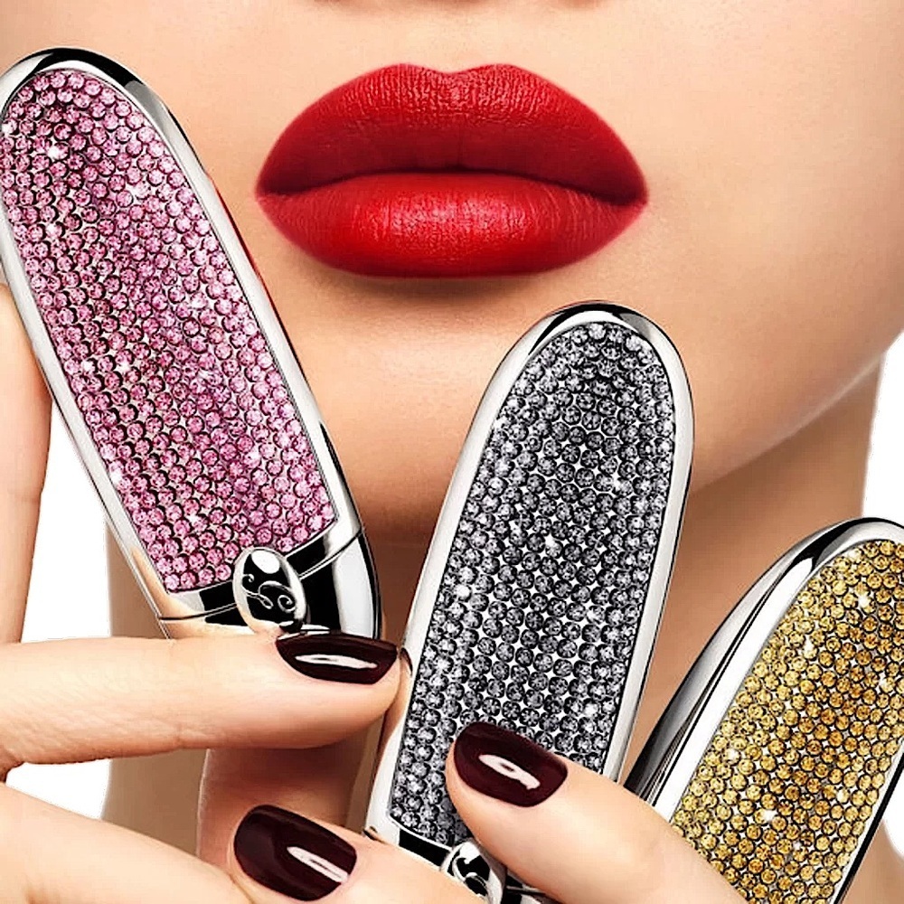 Guerlain Quartz Illusion Rouge G The Customizable Jewel Lipstick Case - Picture 3 of 5
